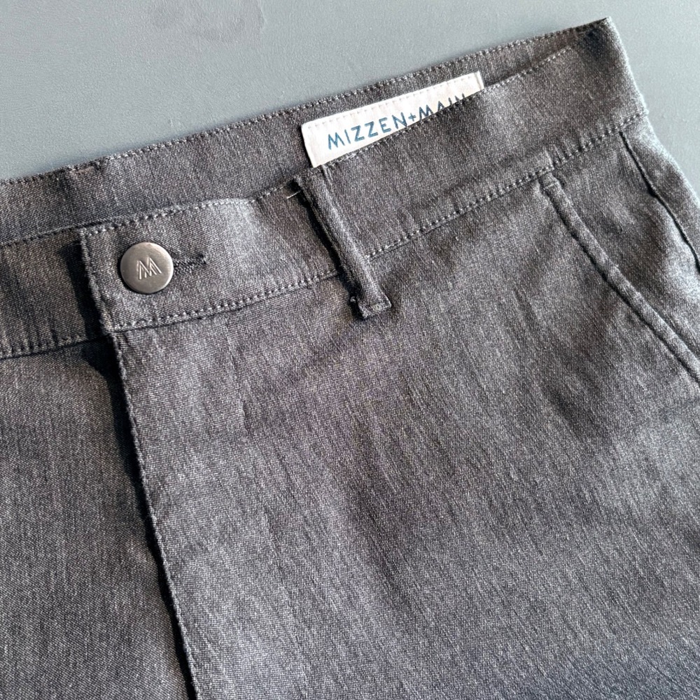 Mizzen+Main Performance Dress Pants‎ | Size 32 x 31 | Gray Straight Leg - USA